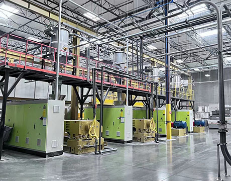 سیستم انتقال اختلاط دوز اتوماتیک برای اکسترودر پروفیل های پنجره PVC
