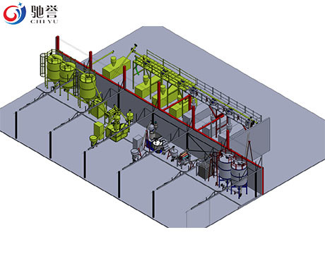 سیستم اختلاط دوز تغذیه خودکار برای خط اکستروژن درب PVC