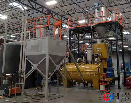 میکسر پر سرعت PVC کامپوزیت توربو میکسر با سیستم انتقال دوز پنوماتیک